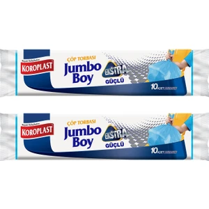 Jumbo Boy Çöp Torbası Ekstra Güçlü 10 Adet - 2'li