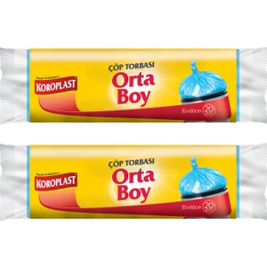 Orta Boy Çöp Torbası 20 Adet	- 2'li