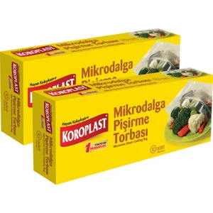 Mikrodalga Pişirme Torbası 24X21,5 cm 10 Adet - 2'li