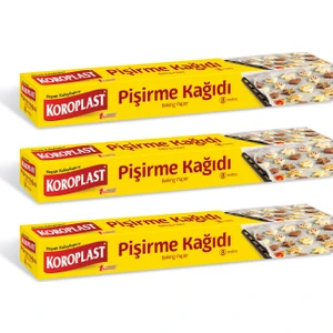 Pişirme Kağıdı 8 Metre - 3'lü