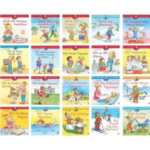 Okul Öncesi İlk Kitabım Elifin Maceraları Seti 20 Kitap