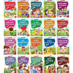 Timaş Erdemler Serisi 20 Kitap (6-10 Yaş) - Rukiye Karaköse - Mehmet Zeki Aydın
