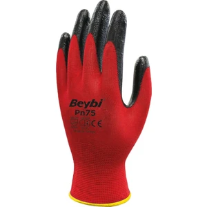 PN75 Nitril Eldiven Kırmızı No: 10 XL 3'lü