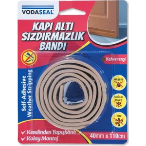 Kapı Altı Sızdırmazlık Bandı 40Mm X 110Cm Kahverengi