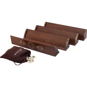 Helena Wood Art Kardelen 2 Ahşap Mozaikl Okey Takımı