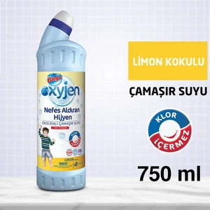 Oksijen Çamaşır Suyu Limon Kokulu 750 Ml