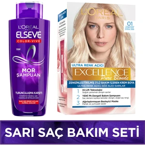 L'Oréal Paris  Sarı Saç Bakım Seti Excellence 01
