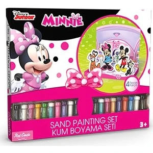 Red Castle Minnie Mickey Mouse 3D Büyük Kum Boyama Aktivite Seti