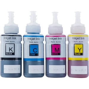 Epson 664 Muadil Mürekkep Seti L100/L200/L300/L455/L1300 Renkli