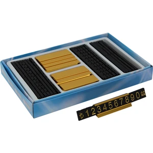 Stand Market  Metal Etiketlik Gold