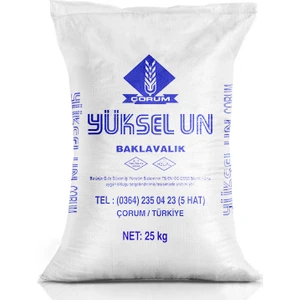 Yüksel Un Baklavalık Un 25 kg