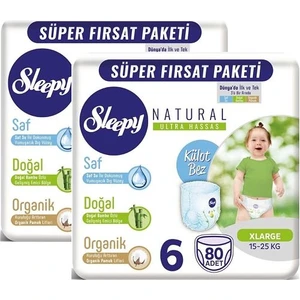 Külot Bez Mega Paket X Large 6 No 80 li x 2'li