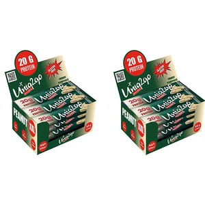 UNIQ2GO Peanut XXL - Fıstık Ezmeli XXL Proteinli Bar 12'li Kutu X2 Kutu 24 Adet