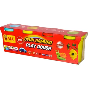 Alc 6170 Renkli Oyun Hamuru 520 gr 4'lü