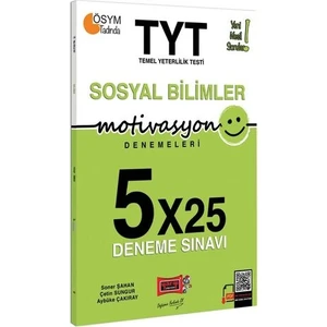 Yargı Yayınevi TYT Motivasyon Sosyal Bilimler 5X25 Deneme Sınavı