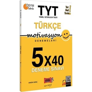 Yargı Yayınevi TYT Motivasyon Türkçe 5X40 Deneme Sınavı