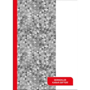 Dernekler Karar Defteri 40 Yaprak - 25x35 cm 12 Adet