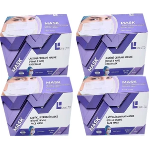 Telli Cerrahi Maske 50'li 4 Kutu