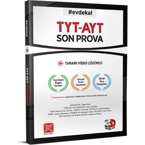 3D Yayınları TYT AYT Son Prova Denemeleri Tamamı Video Çözümlü