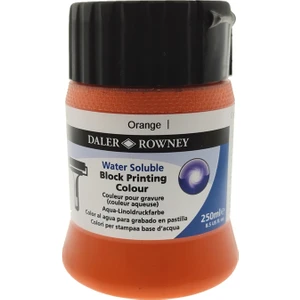 Daler Rowney Linol Baskı Boyası 250 ml - Orange