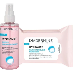 Dıadermıne Hydralıst Mucizevi Nemlendirici Sprey 100 ml + Makyaj Temizleme Mendilleri 25 Adet