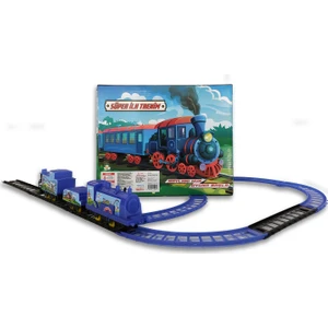 UJ Toys Pilli Raylı Vagonlu Oyuncak Tren Seti