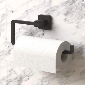 Mat Siyah Paslanmaz Çelik Kağıt Havluluk 6x25 cm Şık Tasarım ve Kolay Temizlik