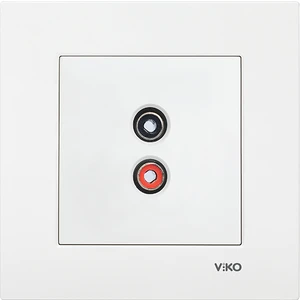 Viko Karre/Meridian Beyaz Müzik Yayın Prizi Mekanizma Çerçeve Hariç