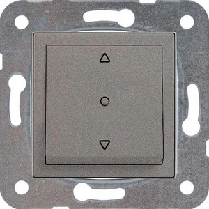 Viko Artline Artline Novella/Trenda Füme Tek Düğmeli Jaluzi Düğme Mekanizma Hariç