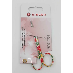 Singer Nakış Makası Kıvrık Uçlu Renkli Nikel No:4