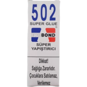Evo Bond 502 Super Glue Süper Yapıştırıcı