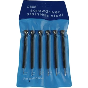 Stand Market  Saat Tornavida Seti Çelik Siyah