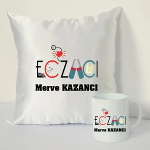 Nil Hediye Eczacı Bardağı ve Dekoratif Kırlenti