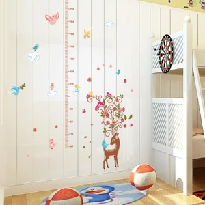 Crystal Kids Bebek Çocuk Odası Boy Ölçer Yavru Ceylan  Duvar Sticker