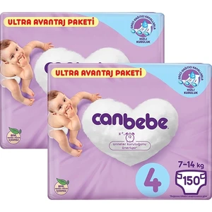 Bebek Bezi 4 Beden Maxi Ultra Avantaj Paket 150 Li x 2 Adet