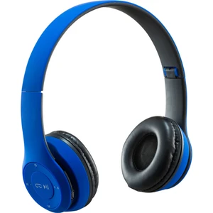 MF Product Acoustic 0131 Mikrofonlu Kulak Üstü Kablosuz Bluetooth Kulaklık Mavi