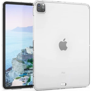 Apple iPad Pro 12.9'' 2020 4.nesil Kılıf, (A2229-A2069-A2232) Transparent Soft Beyaz