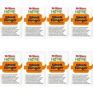Mr.wipes Sihirli Sünger - 8'li