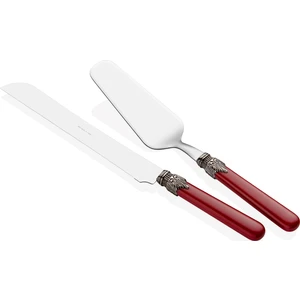 Classic Bordo Pasta Servis Seti