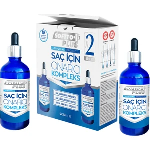 Softto Plus Mavi Saç Bakım Serumu 2 x 50 ml