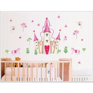 Crystal Kids Kız Çocuk Odası Prenses Şatosu Duvar Sticker