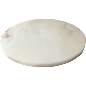 Mermer Yuvarlak Kesme Tahtası-24 cm (Orta Boy)