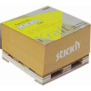 21816 Stickn Kraft Cube Yapışkanlı Not Kağıtları