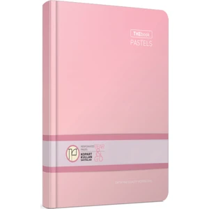 The Book Pastels Sert Kapak 160 Yp Çizgisiz Defter 20 x 28 cm Pembe