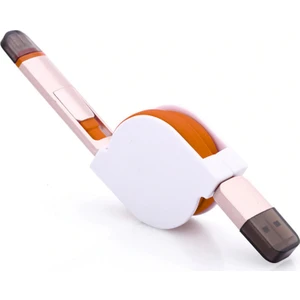 Go Mobile GM-CCM-01 Makaralı Lightning - Micro USB Kablo