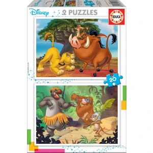 Puzzle Disney Animals 2 x 20 Parça