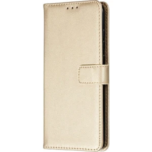 Case Street Samsung Galaxy A20s Kılıf LocaL Cüzdan Standlı Kartvizitli Gold