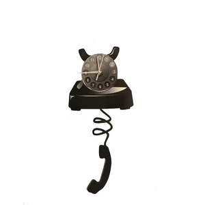 Good Time Nostaljik Telefon Dekoratif Sarkaçlı Duvar Saati