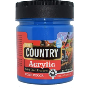 Country Akrilik Hobi Boyası 120 Cc 134 Mavi