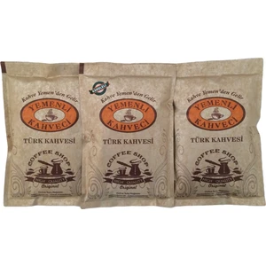 Yemenli Kahveci Türk Kahvesi + Kakuleli Kahve (3X100GR)